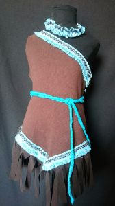 Kids Costumes to Hire - Pocahontas child - dress, belt & headband